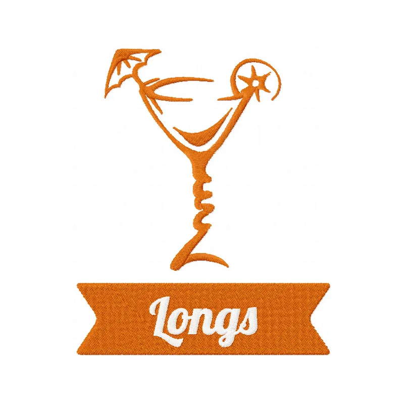 Preview of Longs embroidery design featuring a kitchen theme, perfect for stitching on towels or aprons.