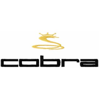 King Cobra golf logo embroidery design - Embroidery Design
