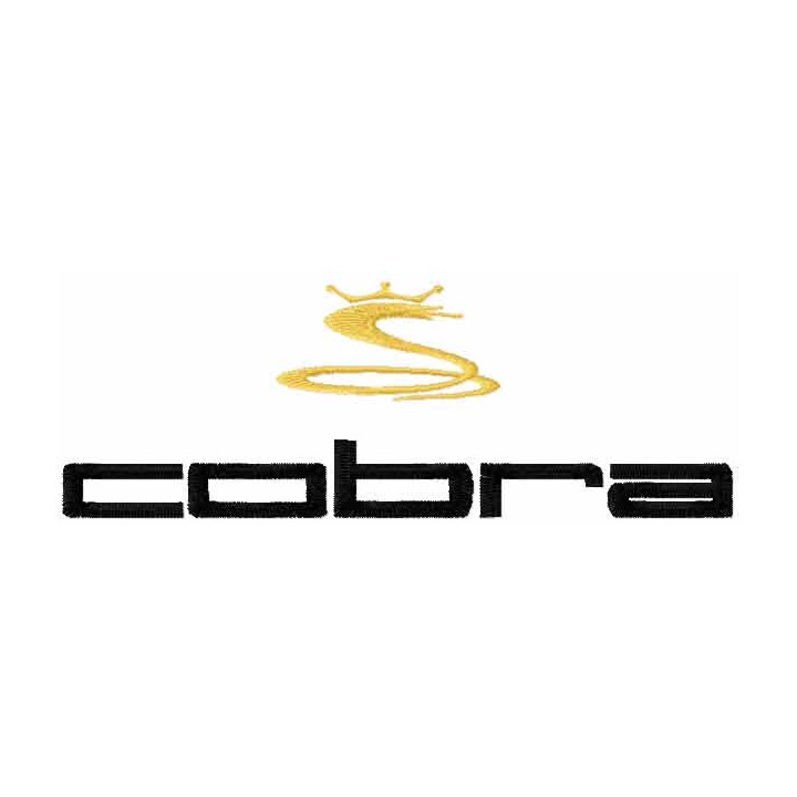 King Cobra golf logo embroidery design - Embroidery Design