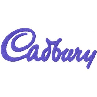 Cadbury logo embroidery design - Embroidery Design