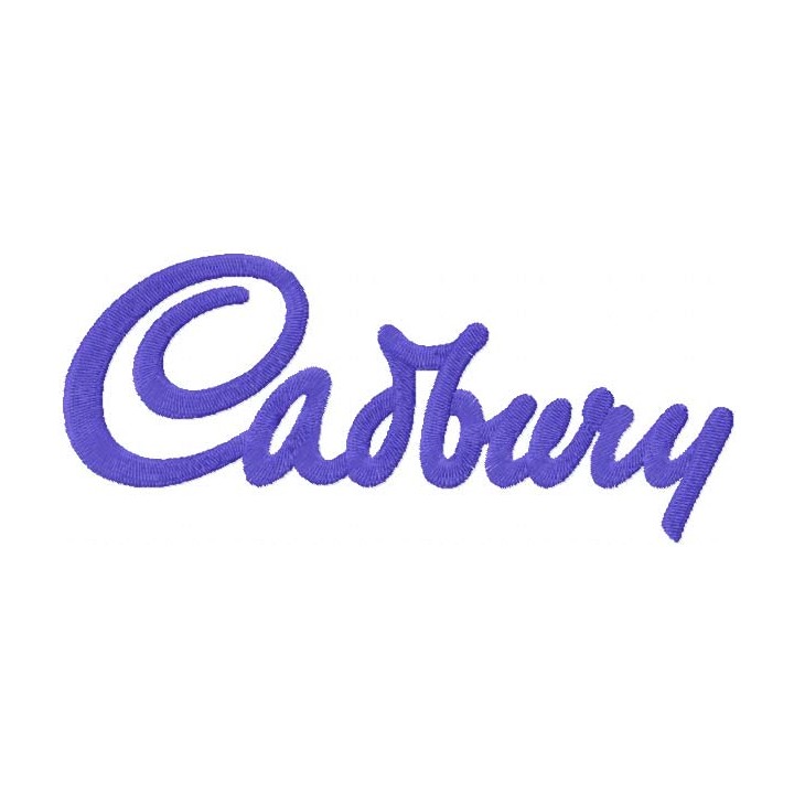 Cadbury logo embroidery design - Embroidery Design