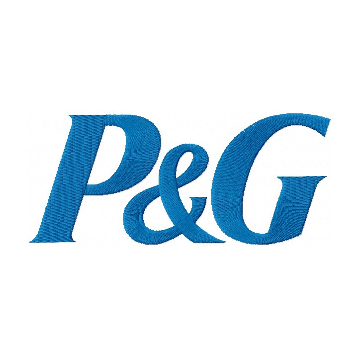 Procter and Gamble logo embroidery design - Embroidery Design