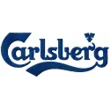 Carlsberg Logo embroidery design preview featuring the iconic beverage logo on fabric for stitching projects.