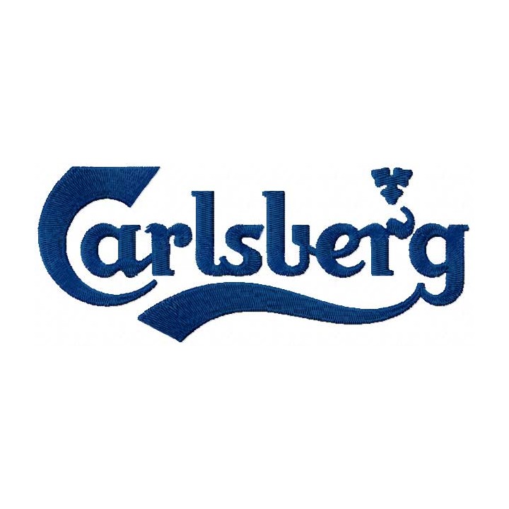 Carlsberg Logo embroidery design - Embroidery Design