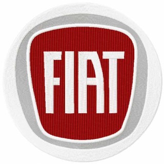 Fiat logo embroidery design - Embroidery Design