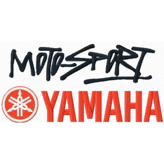 Motosport Yamaha logo embroidery design - Embroidery Design