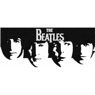 The Beatles logo embroidery design - Embroidery Design