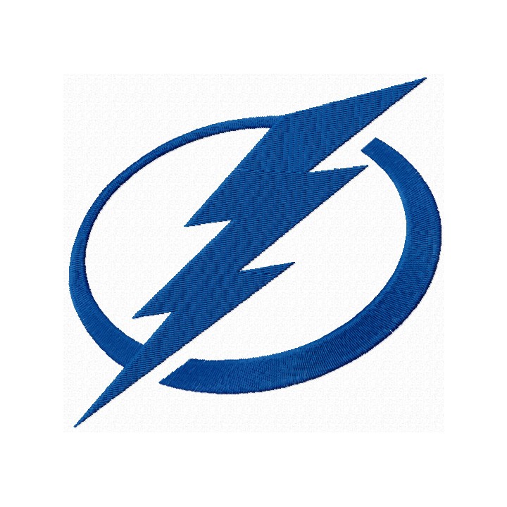 Tampa Bay Lightning logo embroidery design - Embroidery Design