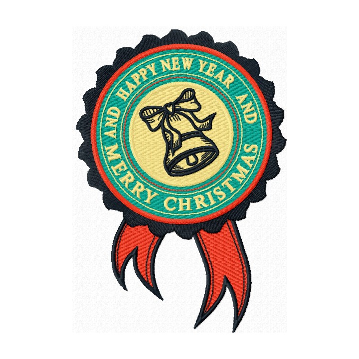 Merry Christmas embroidery design - Embroidery Design