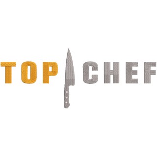 Top Chef logo embroidery design - Embroidery Design