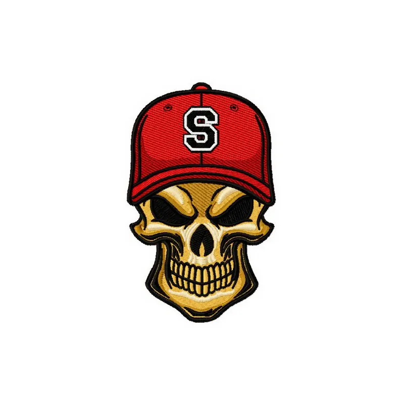 Immortal baseball player 5 embroidery design showcasing a detailed stitched motif of a baseball player in action.