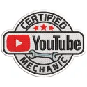 Preview of a YouTube certified mechanic embroidery design showcasing detailed stitching and vibrant colors.