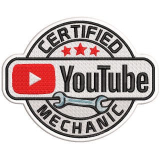 YouTube certified mechanic embroidery design - Embroidery Design