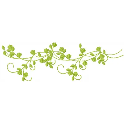 Branch embroidery design showcasing intricate stitched motifs for FSL and decorative projects.