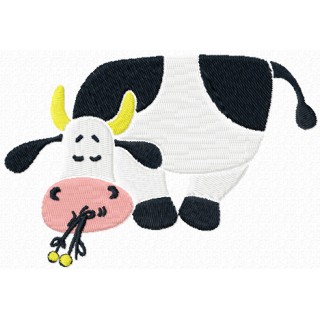 Cute Cow embroidery design - Embroidery Design