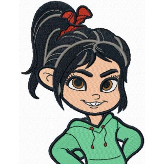 Vanellope von Schweetz brave embroidery design - Embroidery Design