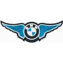 Preview of auto wings logo embroidery design, perfect for stitching on caps, t-shirts, and jackets.