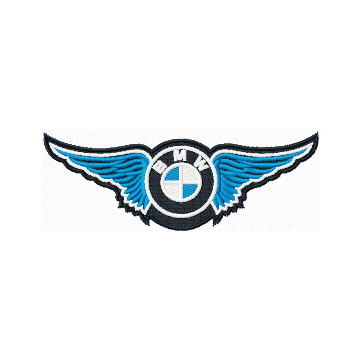 Auto wings logo embroidery design - Embroidery Design