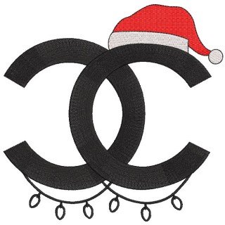 Cha nel Christmas embroidery design - Embroidery Design