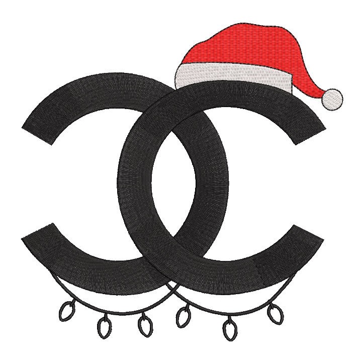 Cha nel Christmas embroidery design - Embroidery Design