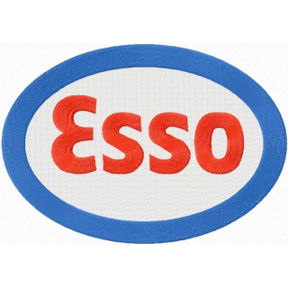 Esso logo embroidery design - Embroidery Design