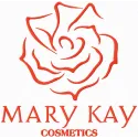 Embroidery design of the Mary Kay cosmetics logo for stitching on apparel and accessories.