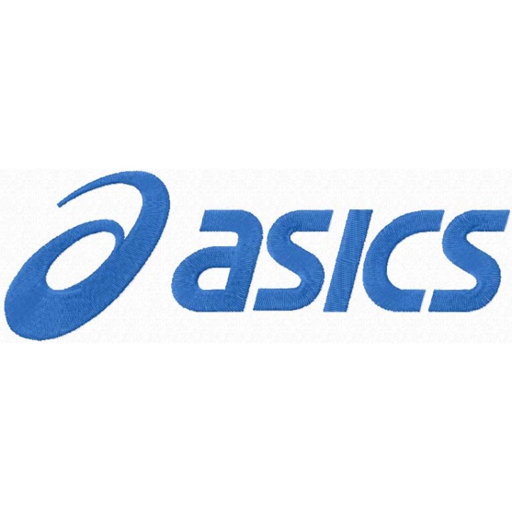 Asics logo embroidery design - Embroidery Design