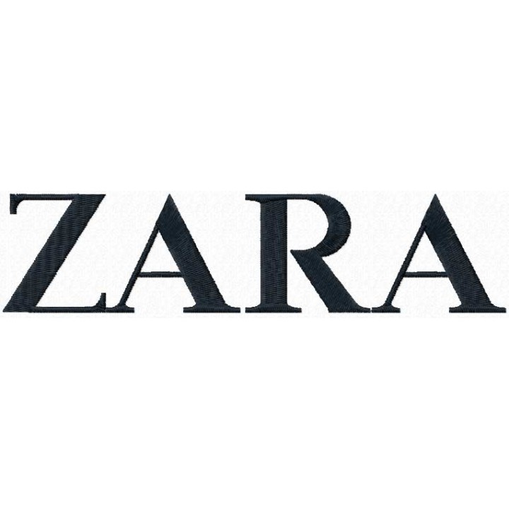 ZARA logo embroidery design - Embroidery Design