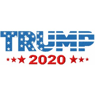 Trump 2020 embroidery design - Embroidery Design