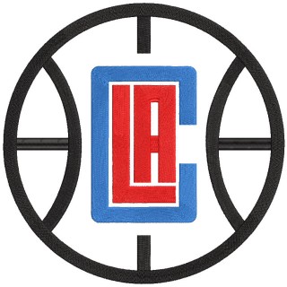 Los Angeles Clippers alternative logo 2016 embroidery design - Embroidery Design