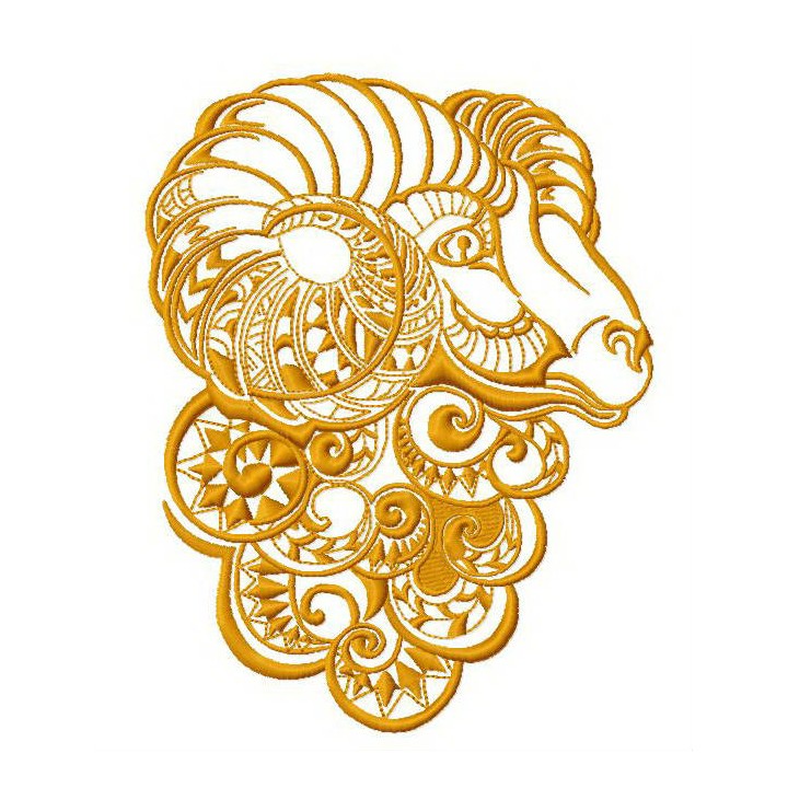 Ram 2 embroidery design - Embroidery Design
