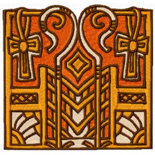 Egyptian symbol embroidery design - Embroidery Design