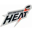 Abbotsford Heat logo embroidery design preview for hockey enthusiasts, showcasing intricate stitching details.