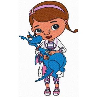 McStuffins and Stuffy embroidery design - Embroidery Design