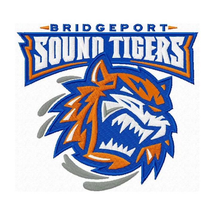 Bridgeport Sound Tigers logo embroidery design - Embroidery Design