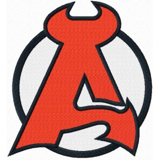 Albany Devils logo embroidery design - Embroidery Design