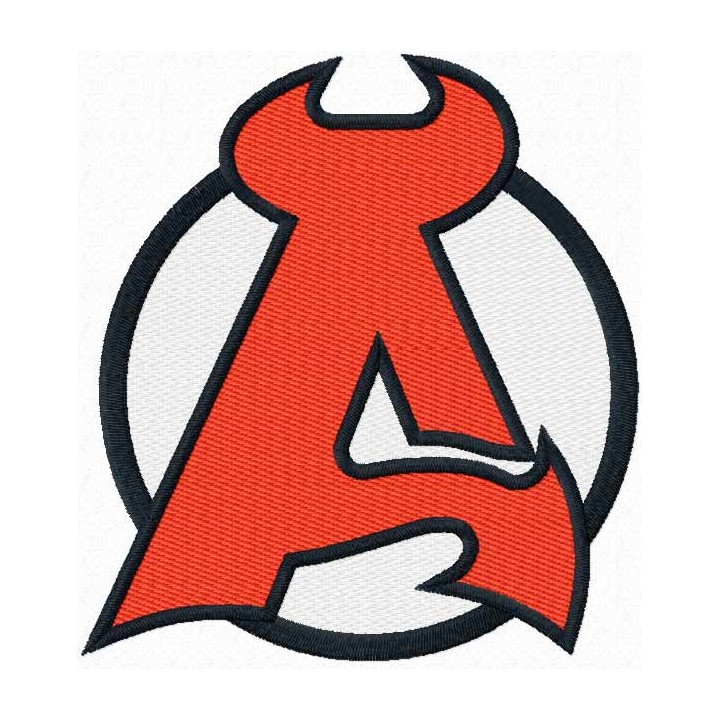 Albany Devils logo embroidery design - Embroidery Design