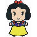 Snow White embroidery design featuring Disney Cuties style, perfect for creating delightful stitched motifs.