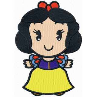 Disney Cuties Snow White ! embroidery design - Embroidery Design