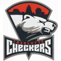 Charlotte Checkers Primary Logo embroidery design showcasing the hockey team's emblem for vibrant stitching projects.