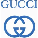 Preview of Gucci logo embroidery design, showcasing intricate stitching patterns for stylish apparel and accessories.