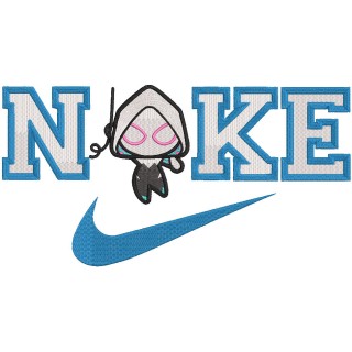 Nike Spider-Gwen embroidery design - Embroidery Design
