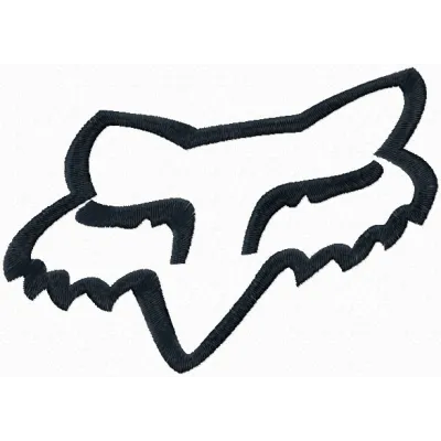 Preview of the Fox Racing Logo embroidery design, showcasing intricate stitching patterns for your projects.