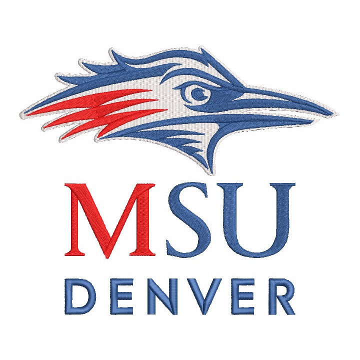 MSU of Denver logo embroidery design - Embroidery Design