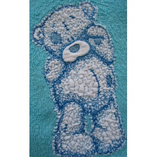 Teddy Bear applique embroidery design - Embroidery Design