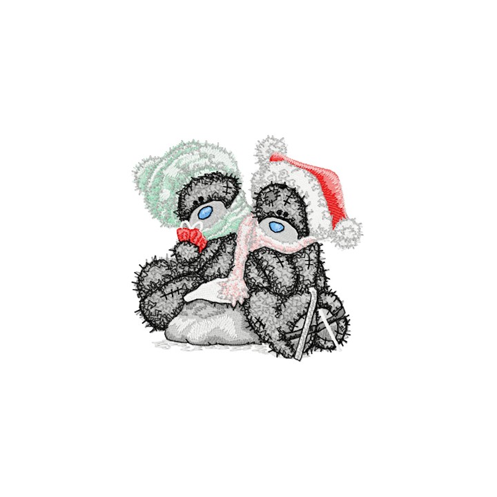 Teddy Bear want ice cream embroidery design - Embroidery Design