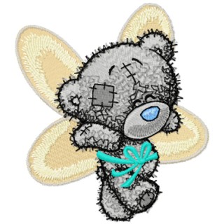 Teddy Bear can fly embroidery design - Embroidery Design