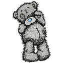 Teddy Bear bye bye embroidery design showcasing a cute stitched motif of a teddy bear for creative projects.