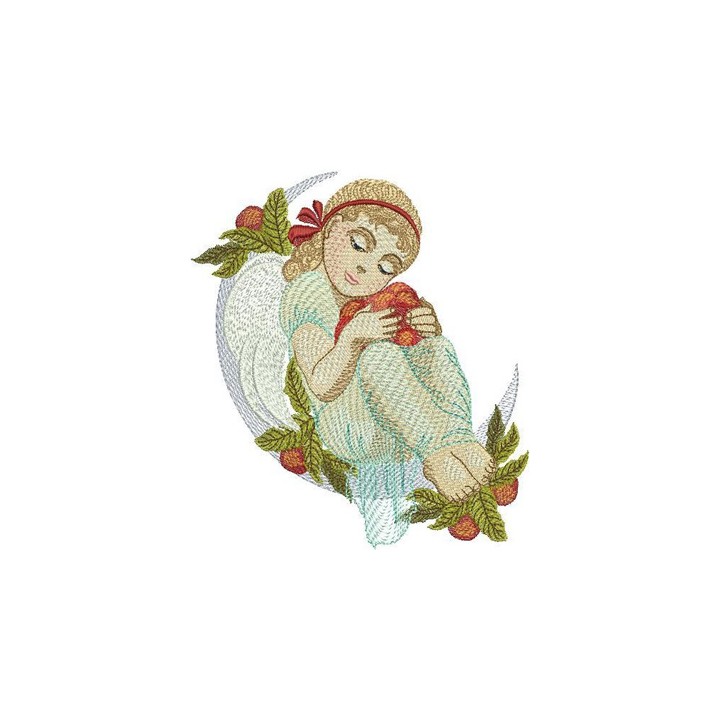 Forest Angel embroidery design - Embroidery Design