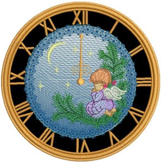 Christmas Angel embroidery design - Embroidery Design